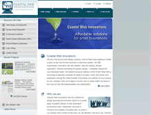 Tablet Screenshot of coastalwebinnovations.com